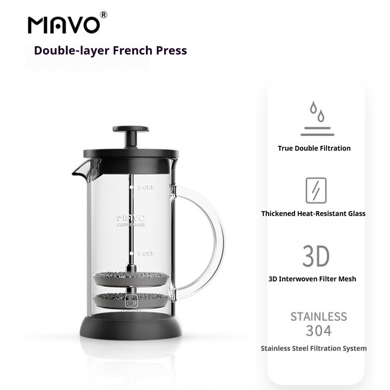 MAVO French Press Coffee Maker - Coffee Tea Home 评论和价格