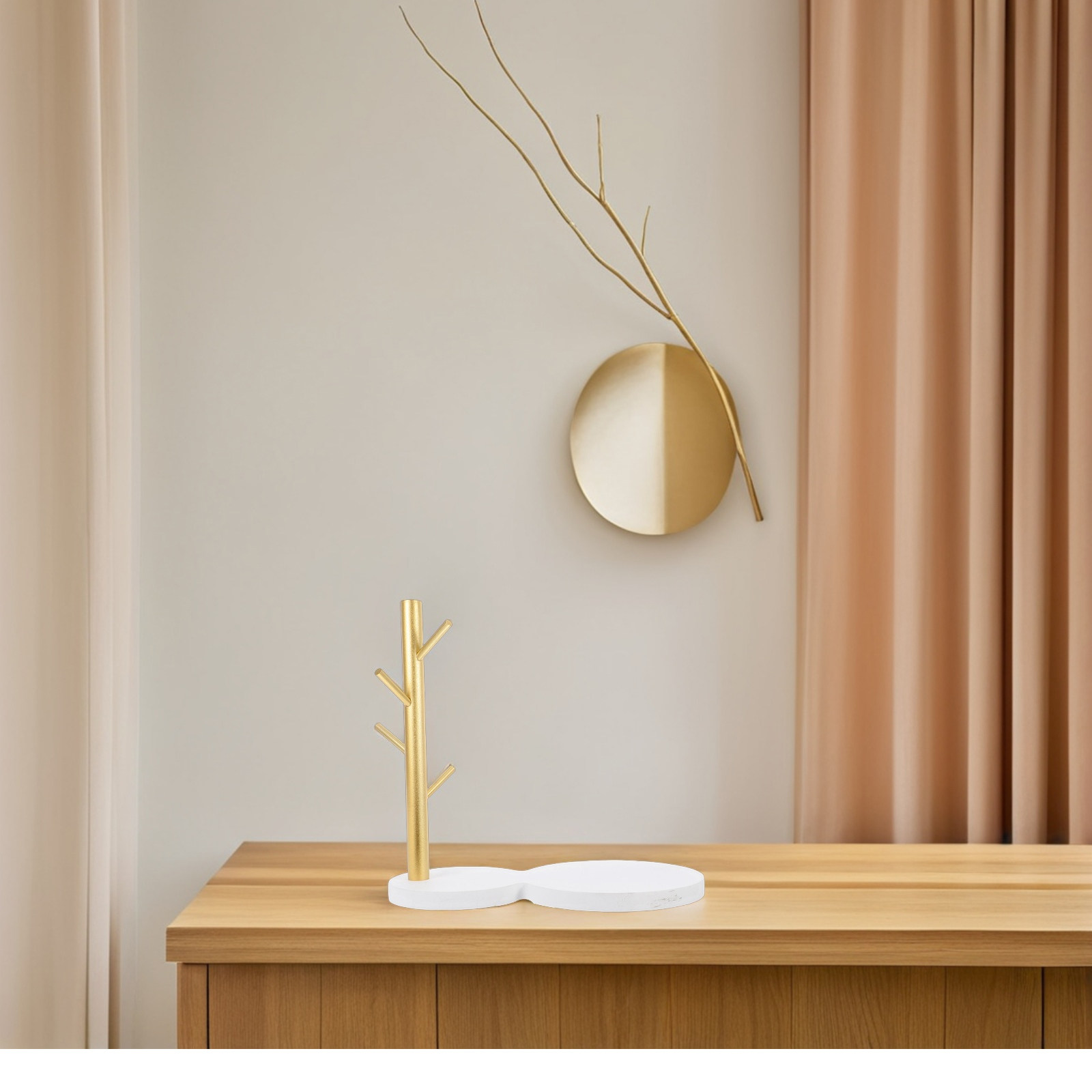 Wooden Tea Cup Storage Rack Ea - Coffee Tea Mugs 评论和价格