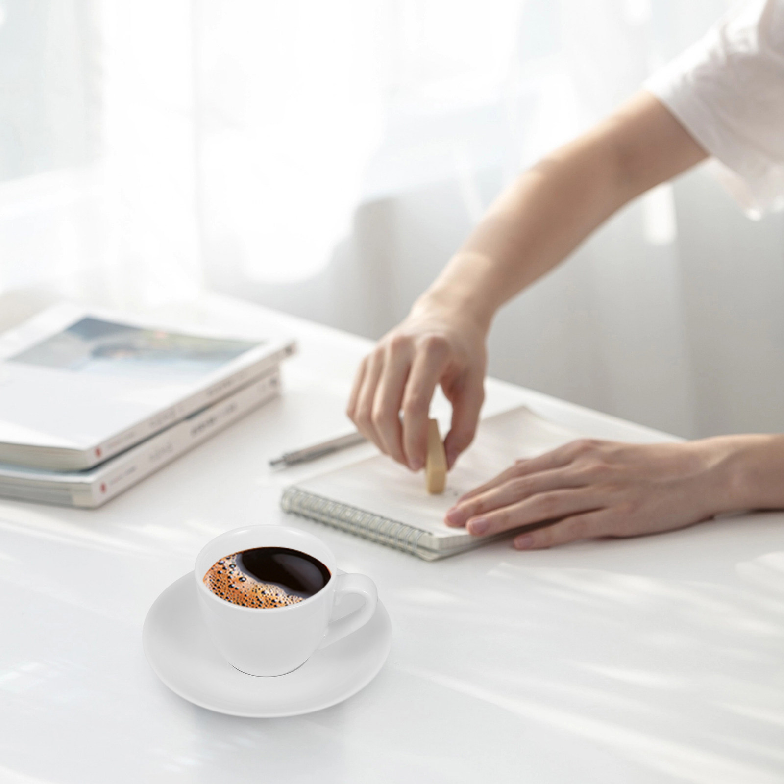 1Set Coffee Cup Saucer Simple  - Coffee Tea Home 评论和价格