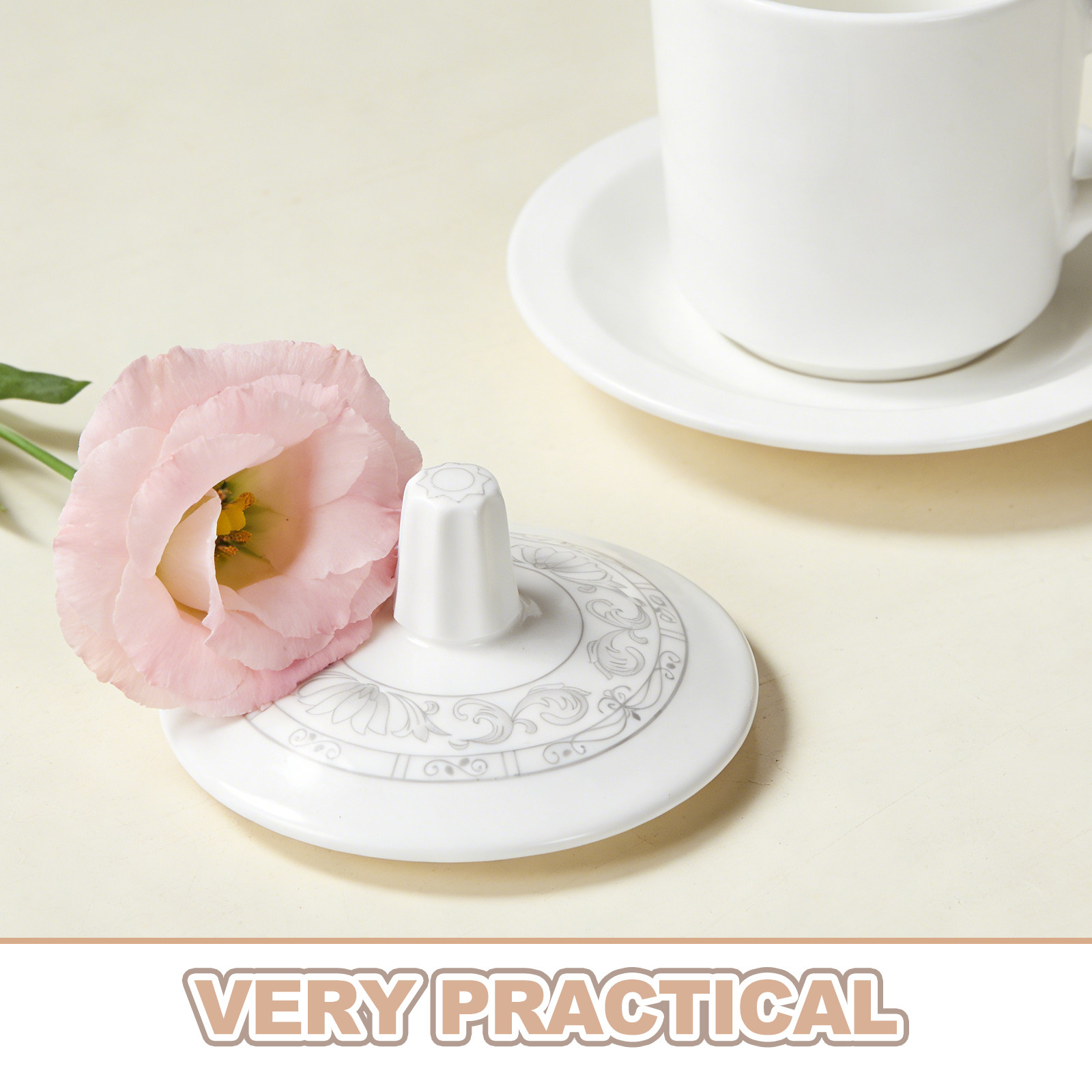 Ceramic Cup Lid Replacement fo - Coffee Tea Replacement 评论和价格