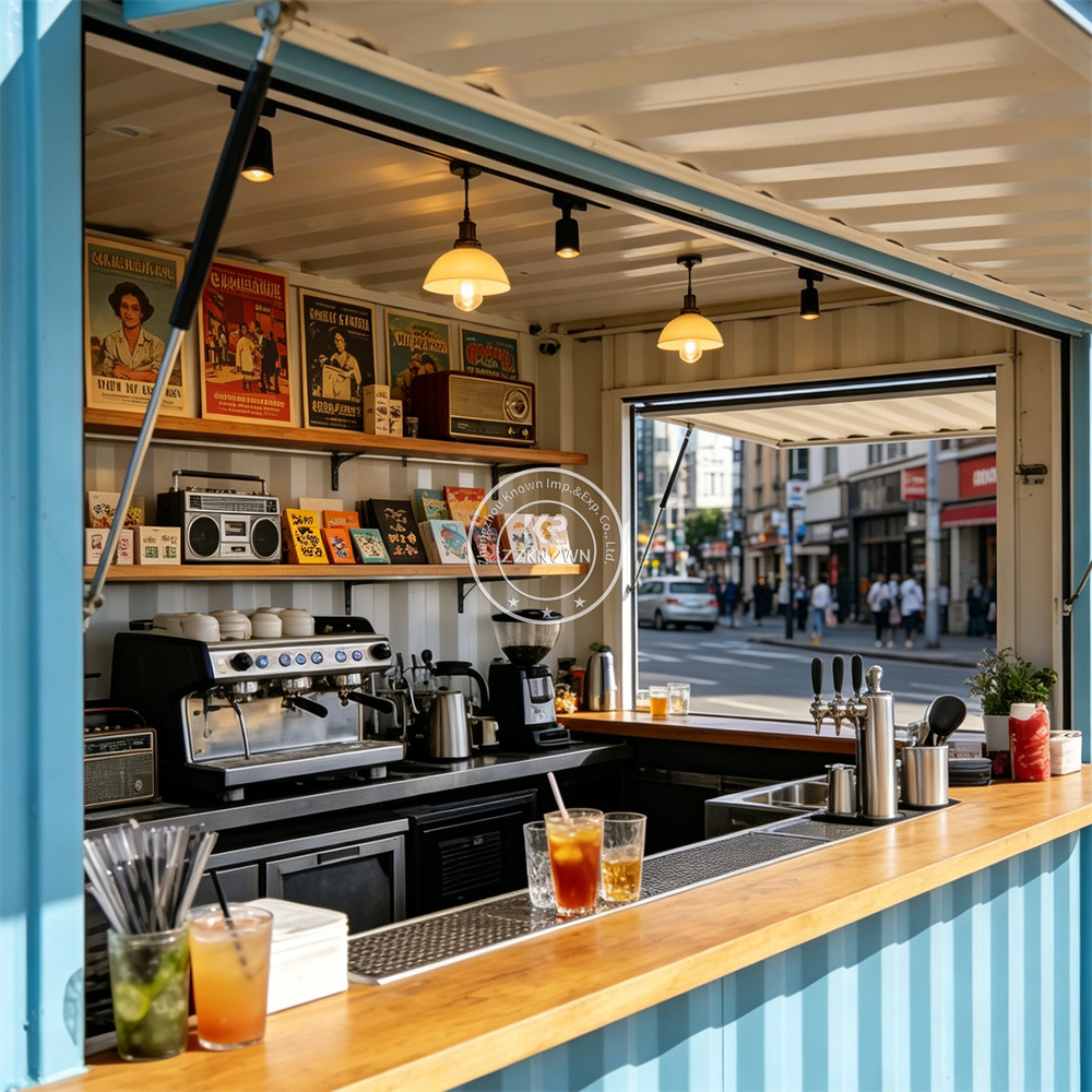 Mobile Kitchen Container Trail - Coffee Tea Kiosk 评论和价格