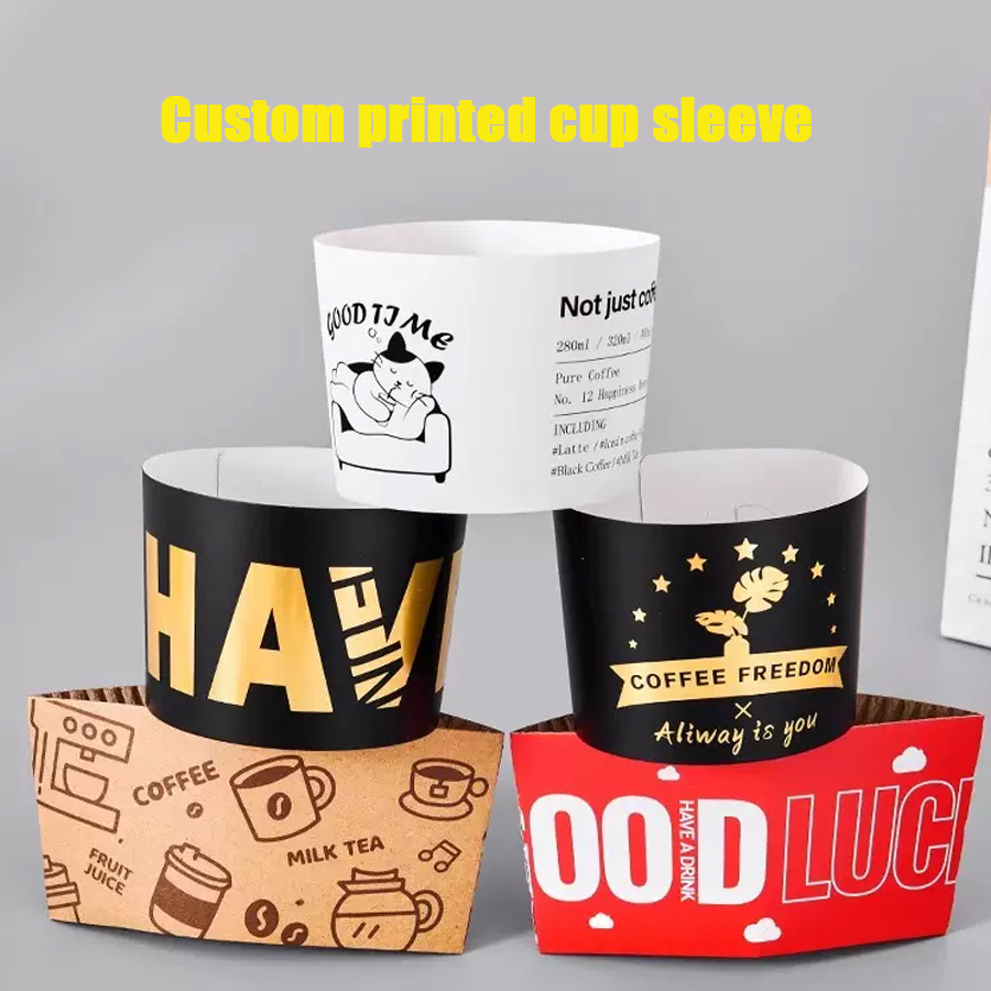 Custom Printed Cup Sleeves Col - Coffee Tea Mugs 评论和价格