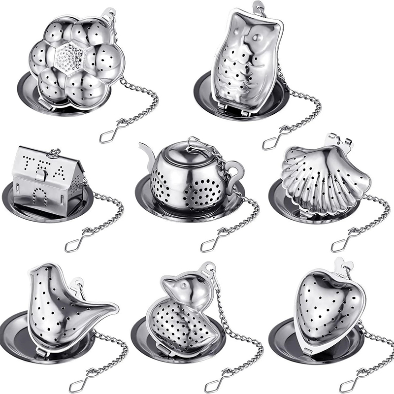 1/2PCS Creative Stainless Stee - Coffee Tea Infuser 评论和价格