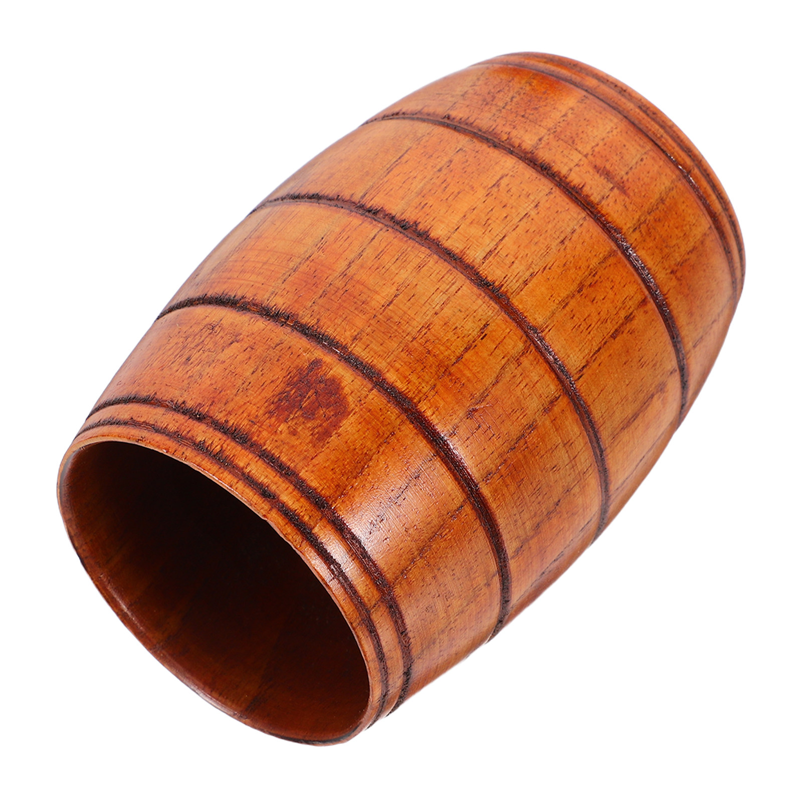Wooden Beer Barrel Mug Natural - Coffee Tea Drink 评论和价格