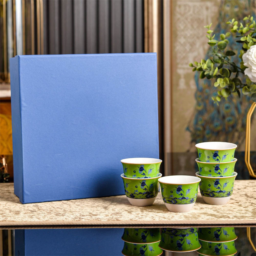 Oriental Series Ceramic Turkis - Coffee Tea Gift Set 评论和价格