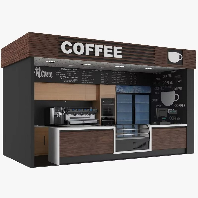 Hot Sale FL Customized Bespoke - Coffee Tea Kiosk 评论和价格