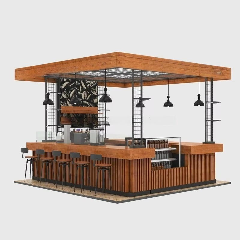 Hot Sale FL Customized Bespoke - Coffee Tea Kiosk 评论和价格