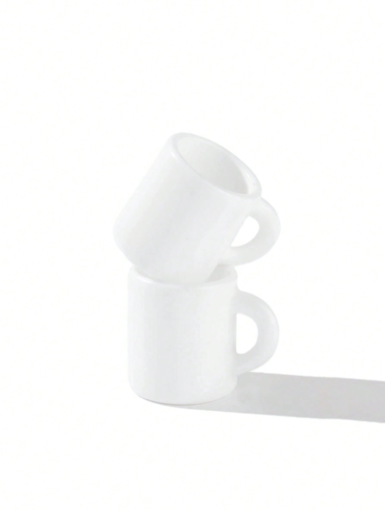 10pcs Dollhouse Miniature Whit - Coffee Tea Mugs 评论和价格