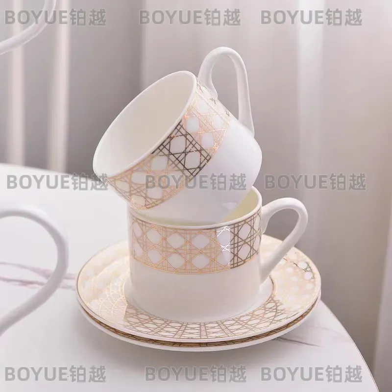 Luxury Bone China Coffee Cup S - Coffee Tea Gift Set 评论和价格